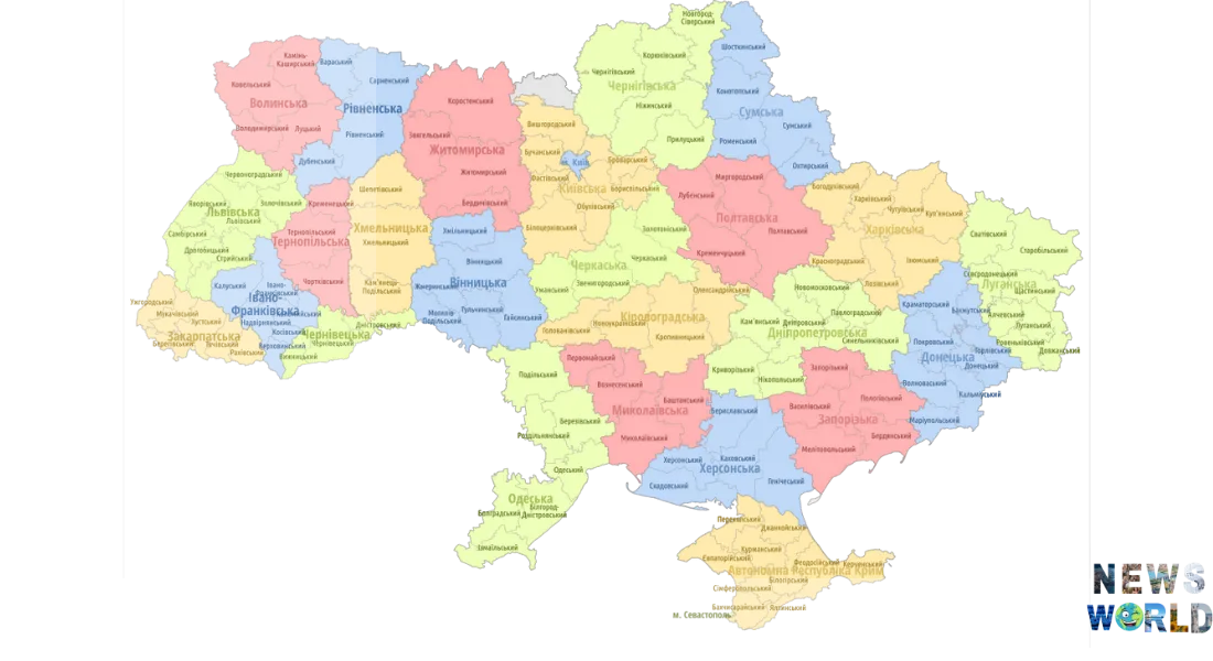 Карта України з містами